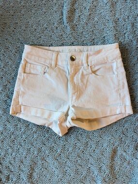 American Eagle Stretch White Denim Women’s Shorts Size 2